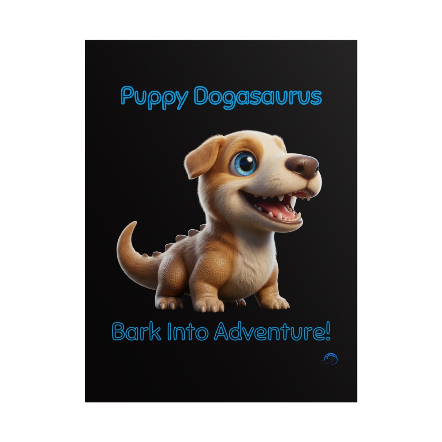 Puppy Dogasaurus™ Rolled Poster – Bark Into Adventure! Kids Wall Art
