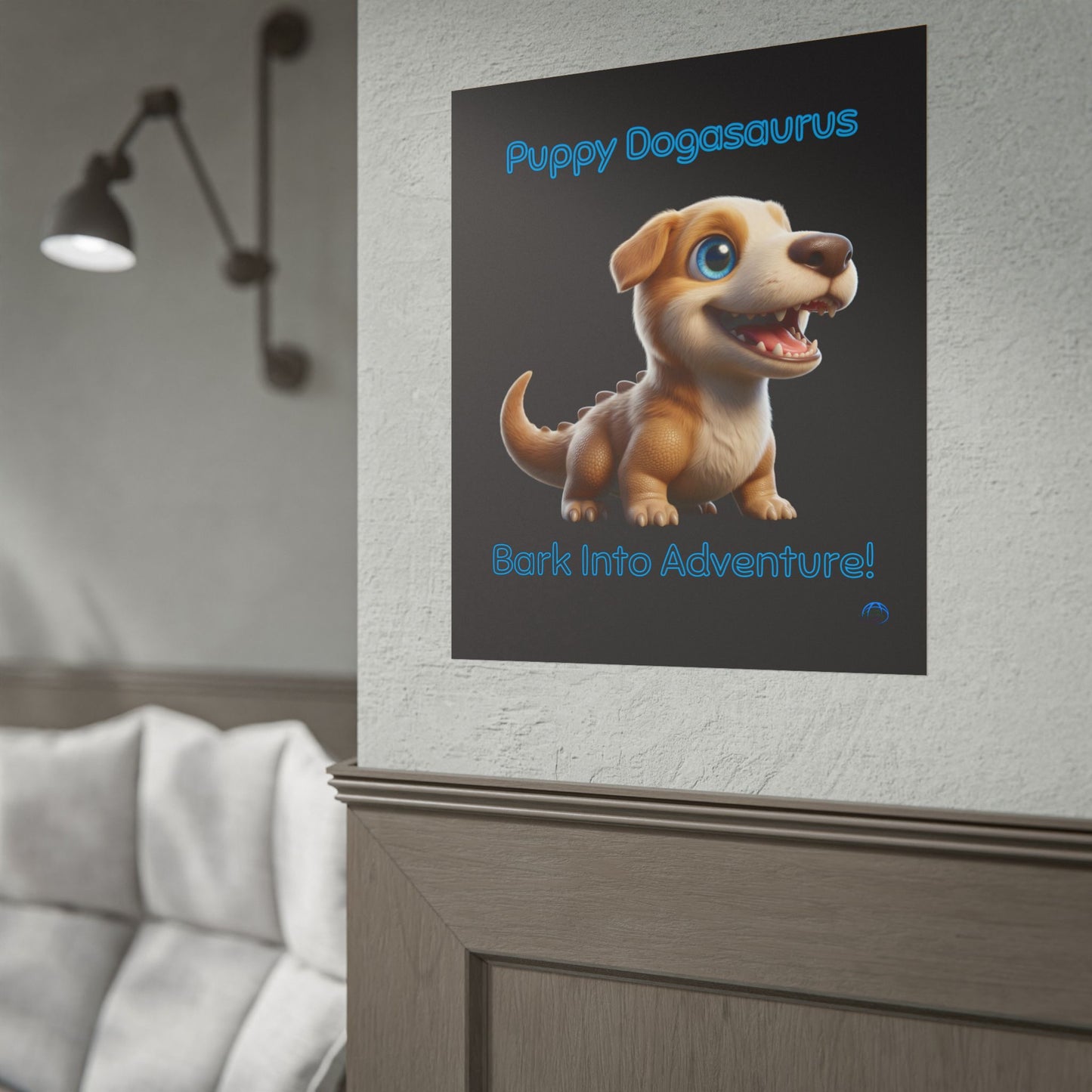 Puppy Dogasaurus™ Rolled Poster – Bark Into Adventure! Kids Wall Art