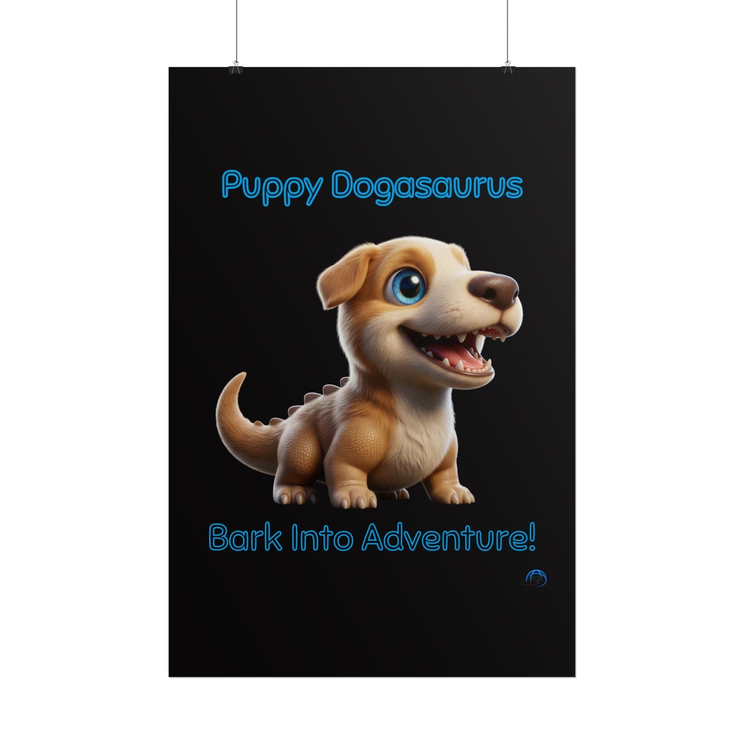 Puppy Dogasaurus™ Rolled Poster – Bark Into Adventure! Kids Wall Art