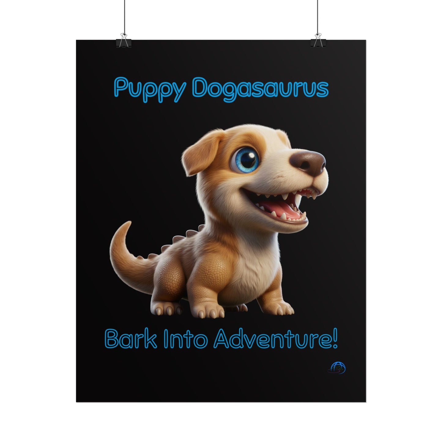 Puppy Dogasaurus™ Rolled Poster – Bark Into Adventure! Kids Wall Art