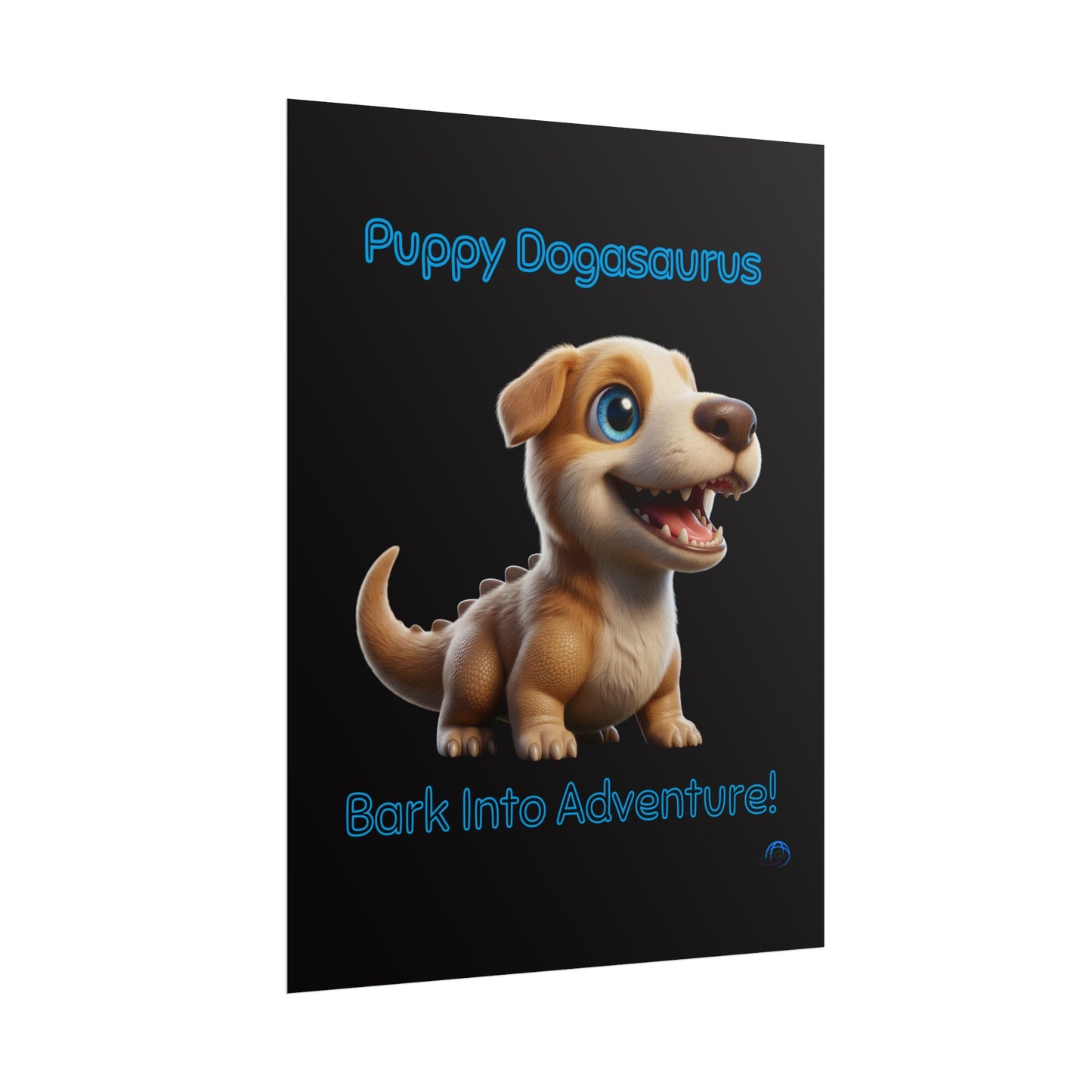 Puppy Dogasaurus™ Rolled Poster – Bark Into Adventure! Kids Wall Art